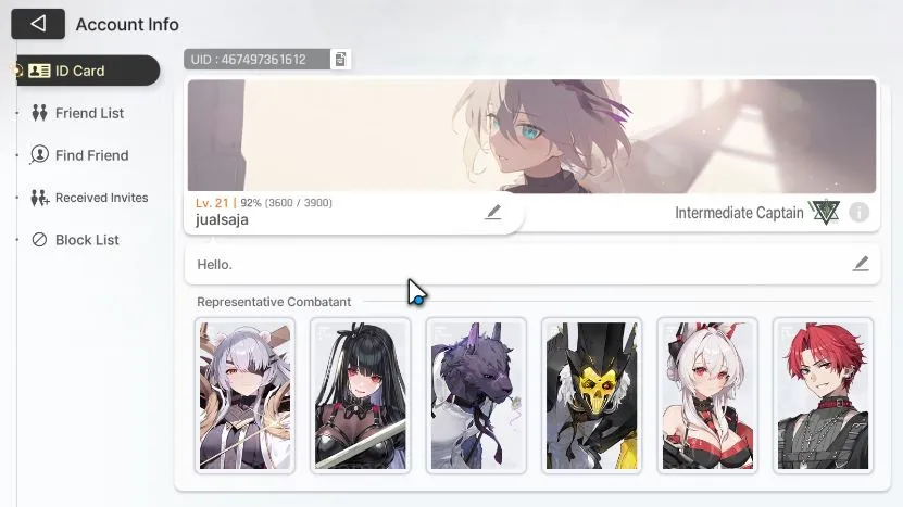 GLOBAL Lv21|3 SSR(Khalipe Rin Hugo) 10SR(BerylM3,AmirM2,ReiM2,LucasM1,etc) 11SR Partners|LogStove|CheckSS(CZN993) Chaos Zero Nightmare Accounts GLOBAL Lv21|3 SSR(Khalipe Rin Hugo) 10SR(BerylM3,A image 1