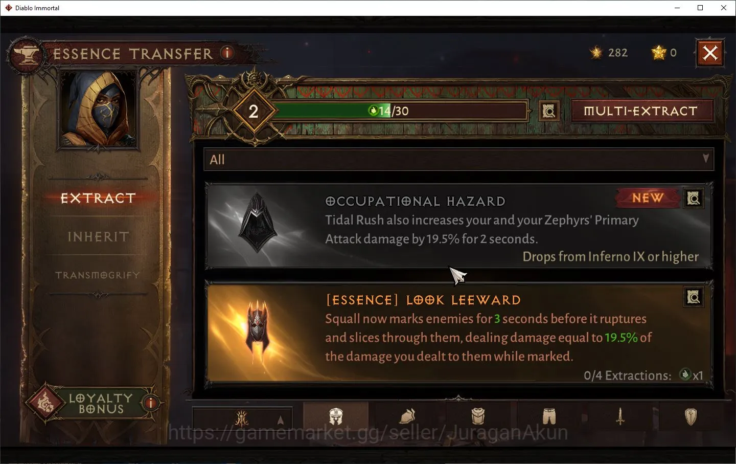 Diablo Immortal Accounts Mid-Tier SEA-Izual|Lv60(490)Tempest|28K CR|Reso 600|Hell III|Paragon Slayer|Hell Lv17|Esessence Lv 5