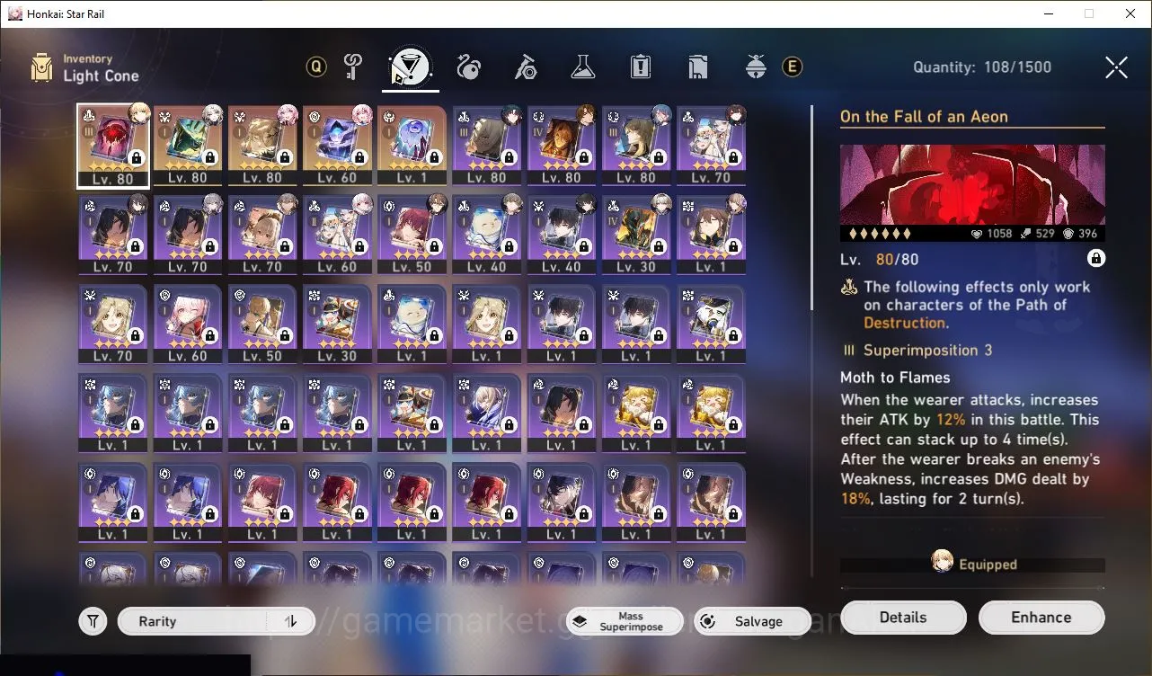 Honkai Star Rail Accounts Mid Game ASIA|TL67|6 Limited[Ruan Mei,Saber,Firefly,Feixiao,Robin,Archer,Etc]|Amphoreus|Take 6