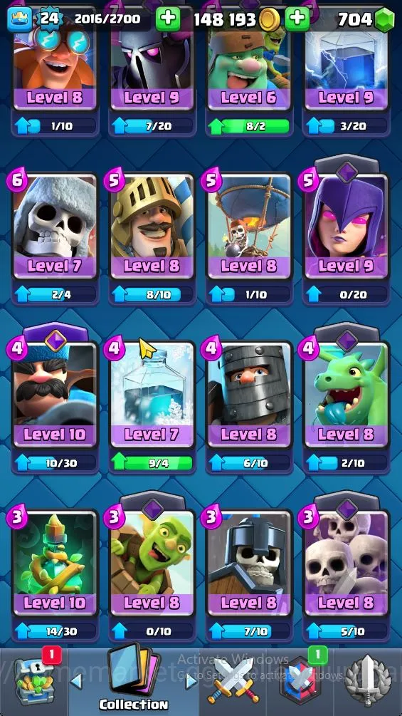 Clash Royale Accounts Lvl 24|Trophy 2957|KTL 9| Card 59 | 4 EVO, 16 Epic image 4