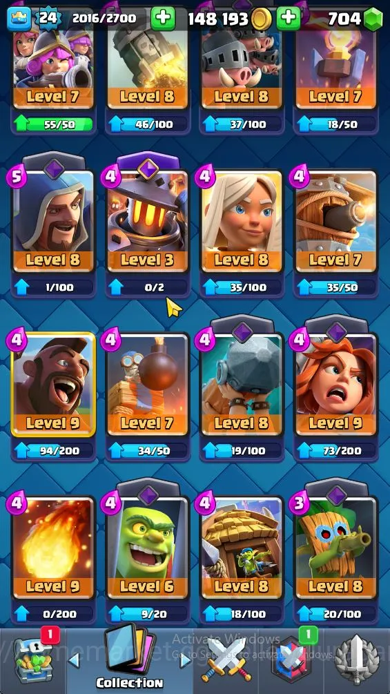 Clash Royale Accounts Lvl 24|Trophy 2957|KTL 9| Card 59 | 4 EVO, 16 Epic image 5