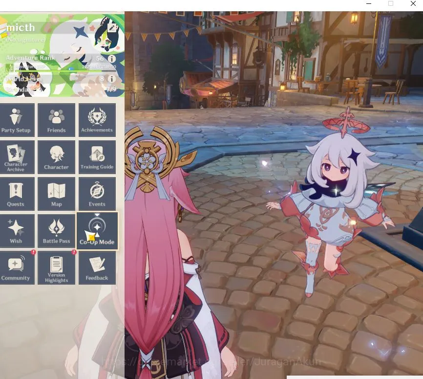 Genshin Impact Mid Game ASIA|AR 56| 11 Limited |Arlecino,Yelan,Furina,Kazu image 1