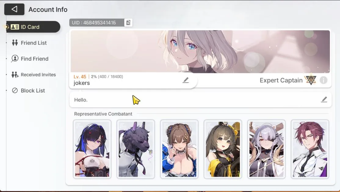 Chaos Zero Nightmare Accounts GLOBAL|LV 45|9 SSR (ChizuruM2,MagnaM1,OrleaM1,Kayr image 1