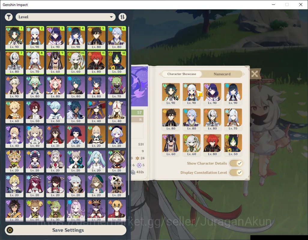 ASIA |AR 57|10 Limited 4+(5*Weapon)|Shenhe,Kamisato ayaka+Sign|Arlecchino,Raiden,Zhongli,Chino,Nahida|TakeMail|Check SS (GI4490) Genshin Impact End Game ASIA |AR 57|10 Limited 4+(5*Weapon)|Shenhe,Kamisat image 1