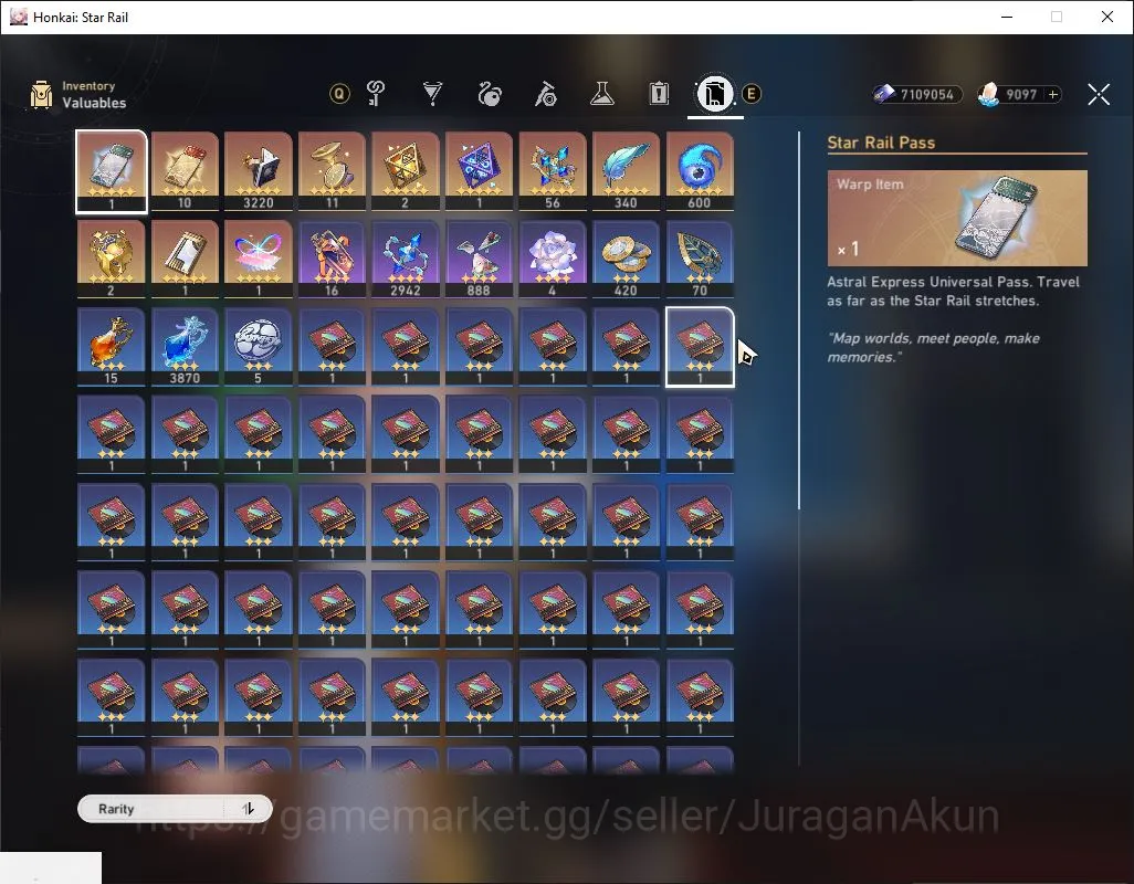 Honkai Star Rail Accounts Mid Game ASIA|TL 65|7 Limited |Cyrene+Sign,Phainon,3B,Dante,Cerydra,Anaxa,Etc|9K SJ|MC 8