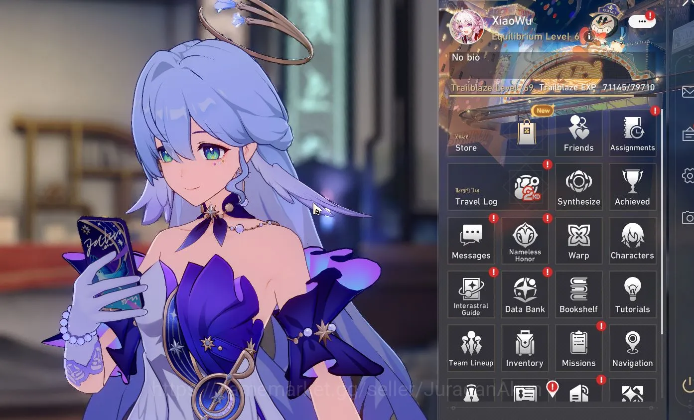 Honkai Star Rail Accounts Mid Game ASIA [TL69] 12 limited (Castorice+Sign, Feixiao+Sign, Ruan Mei+Sign,Acheron,etc 2