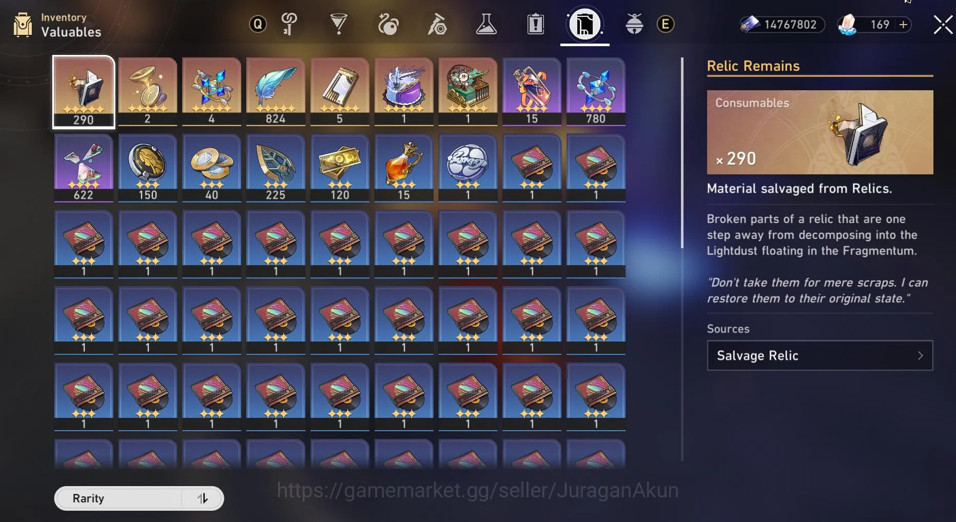Honkai Star Rail Accounts Mid Game ASIA [TL70] 12 Limited (Hypercarry Acheron + Sign, Jiaoqiu, Aventurine & ETC)|Take Email 4