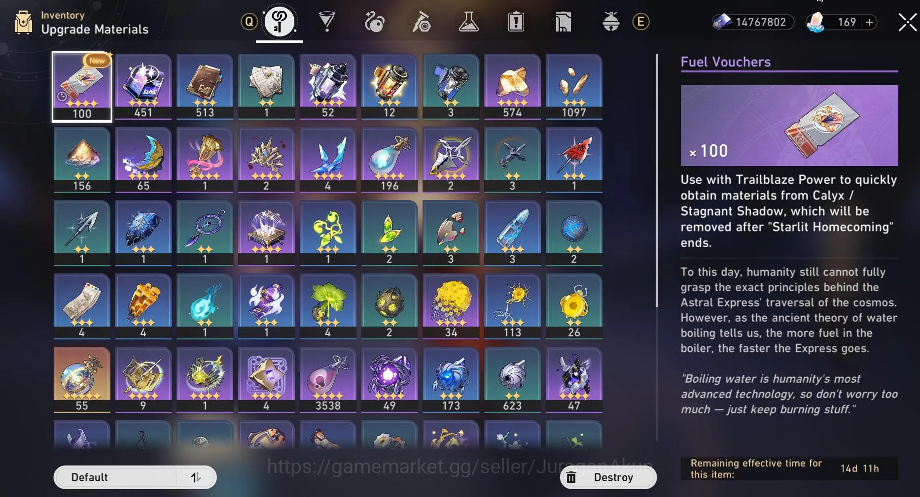 Honkai Star Rail Accounts Mid Game ASIA [TL70] 12 Limited (Hypercarry Acheron + Sign, Jiaoqiu, Aventurine & ETC)|Take Email 5