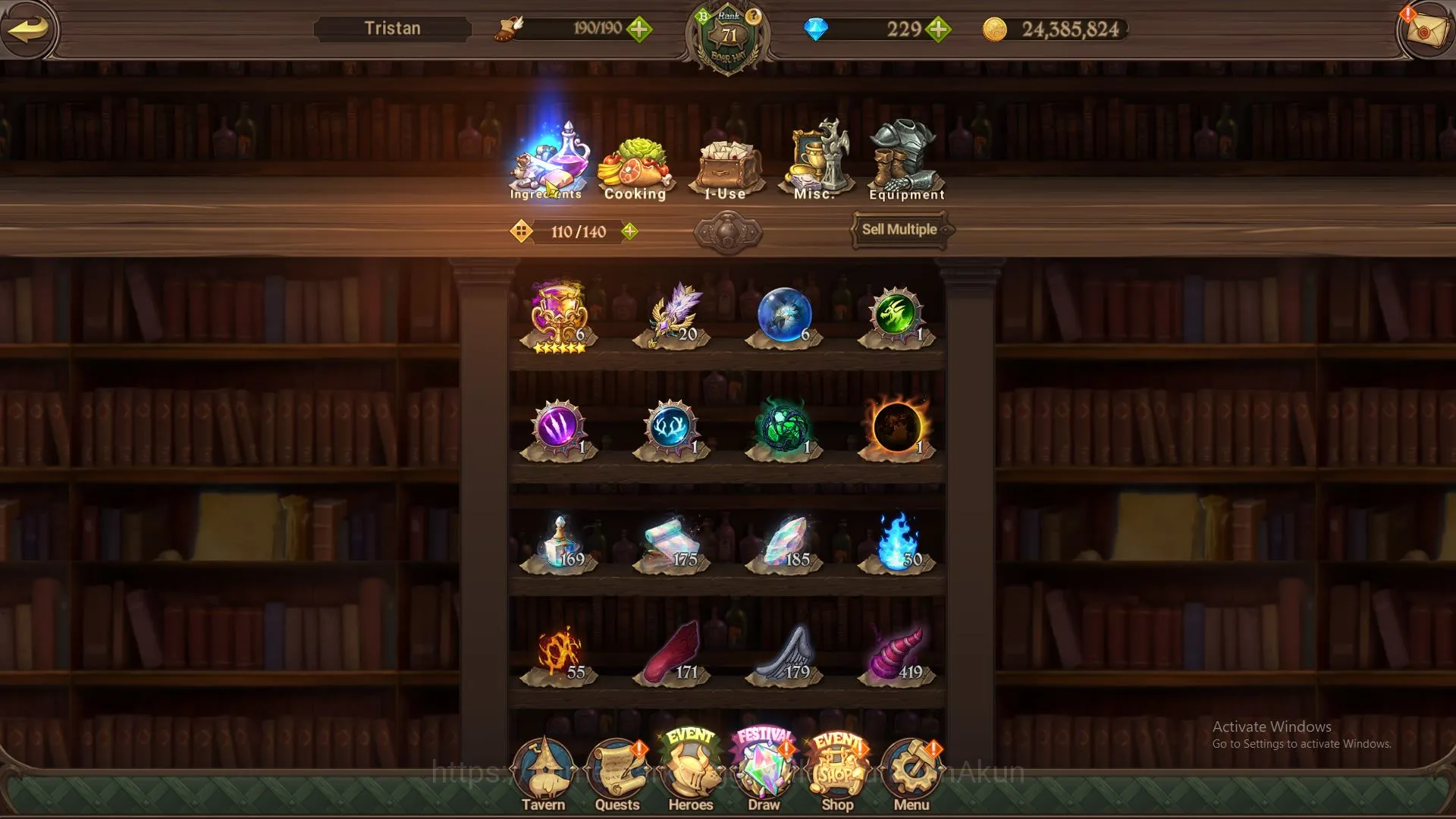 The Seven Deadly Sins: Grand Cross Accounts Midgame Global|2,8M CC|2 LR+4 UR+Full Collab Konosuba+229 3