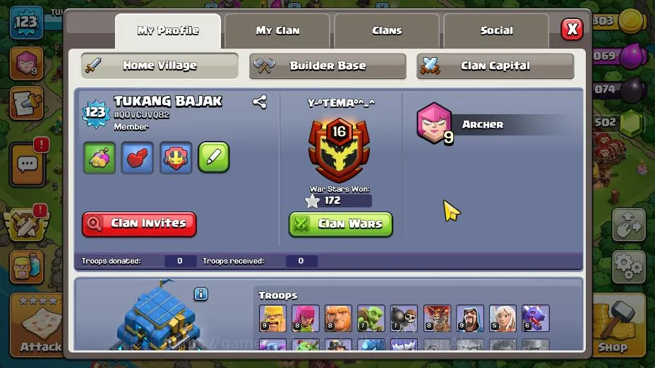 TH12-BH 6|LV 123|HH 9|BK 29,AQ 43,GW 20,MP 30,RC|1502 Gem|CN ON|Protect OFF|TAKE MAIL(COC1847) Clash of Clans Mid-Tier TH12-BH 6|LV 123|HH 9|BK 29,AQ 43,GW 20,MP 30,RC|1 image 1