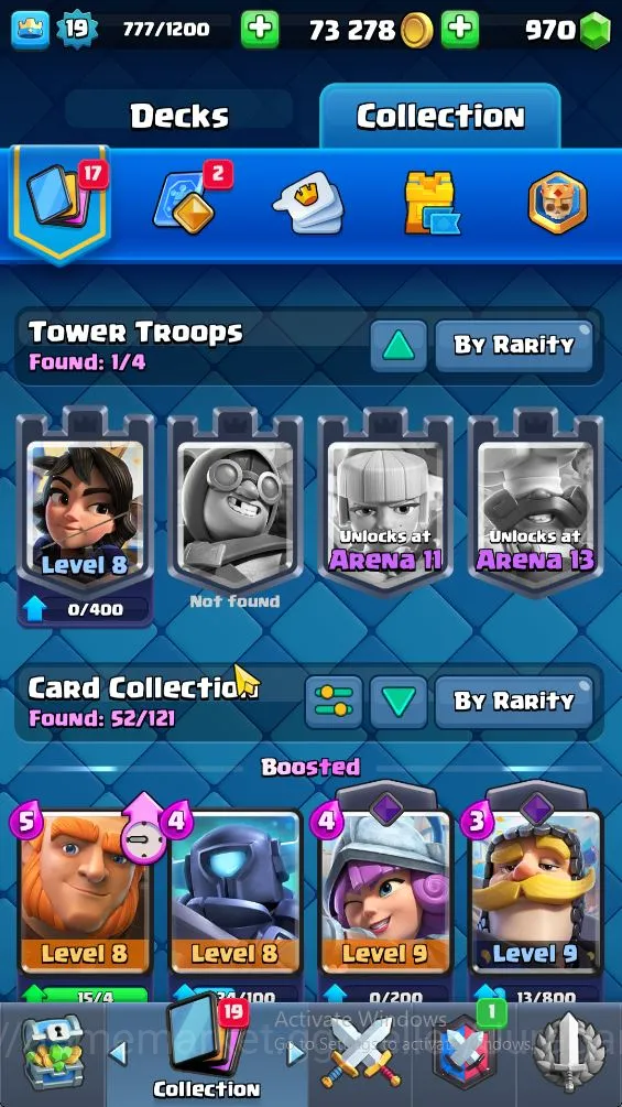 Clash Royale Accounts Lvl 19|Trophy 3024| KTL 8 | Card 52 | 2 EVO, 10 Ep image 3