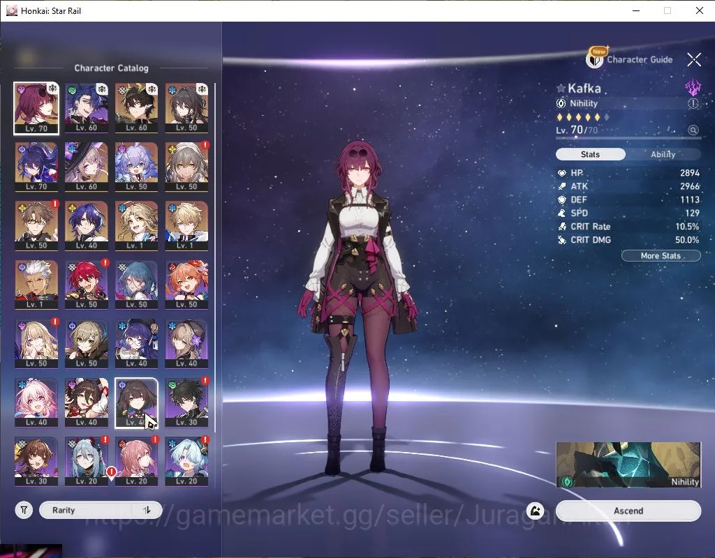 Honkai Star Rail Accounts ASIA |TL 57| 6 Limited |The Herta E1+Sign,Kafka,Ru image 2