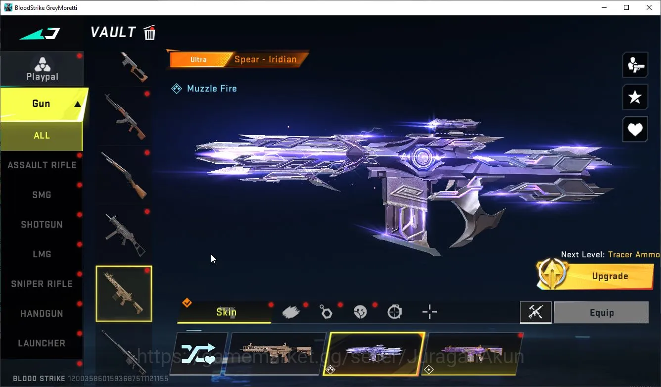 Blood Strike Accounts Mid-Tier Asia|Eternal Zero-Odashadow|5 Ultra(FAL-Warior Lv1,Spear-Iridian Lv3,Blast,Katya,Nacho)|+13 2