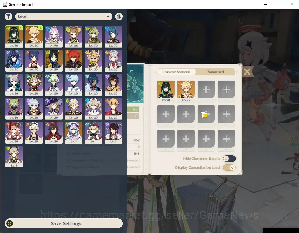 Genshin Impact Accounts Others Asia|AR 56|1 Limited + 1 (*5 Weapon)|Nefer C5|Skyward Pride|BD Unset|Mc Female|Take 1