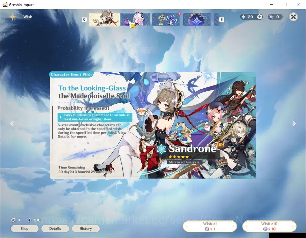 Genshin Impact Accounts Others Asia|AR 56|1 Limited + 1 (*5 Weapon)|Nefer C5|Skyward Pride|BD Unset|Mc Female|Take 14