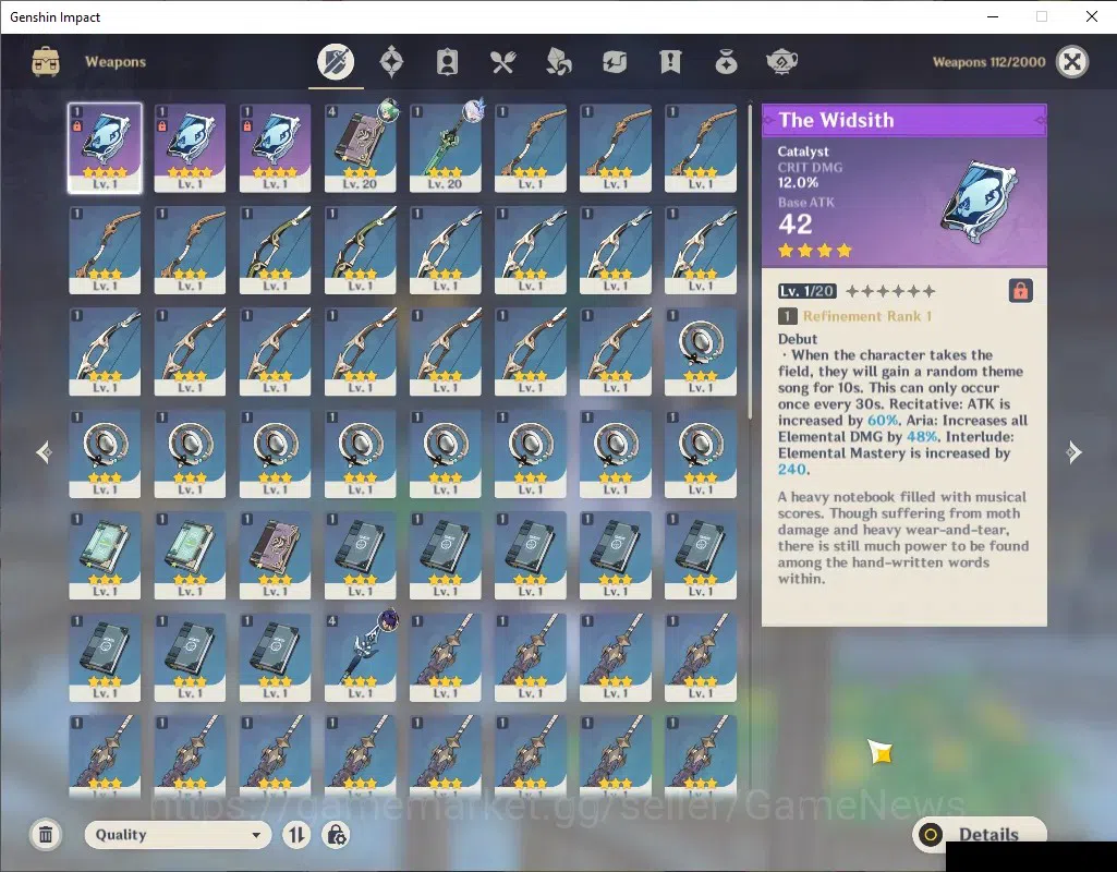 Genshin Impact Accounts Starter Account | ASIA | AR 9 | BD Unset | 1 Limit image 3