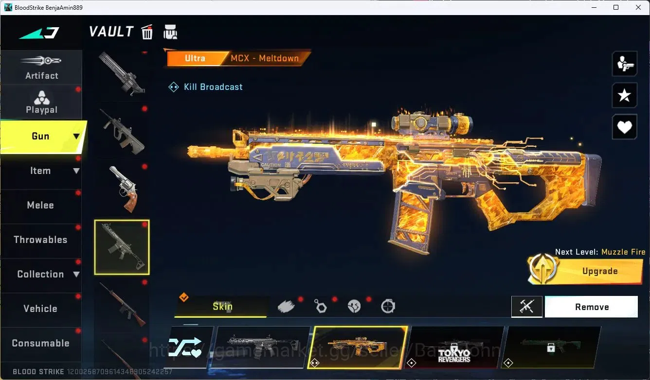 Blood Strike Accounts ASIA | 2 7DS: Kar98k,QBZ95|1 TR: MCX|3 ULTRA GUN|1 image 7
