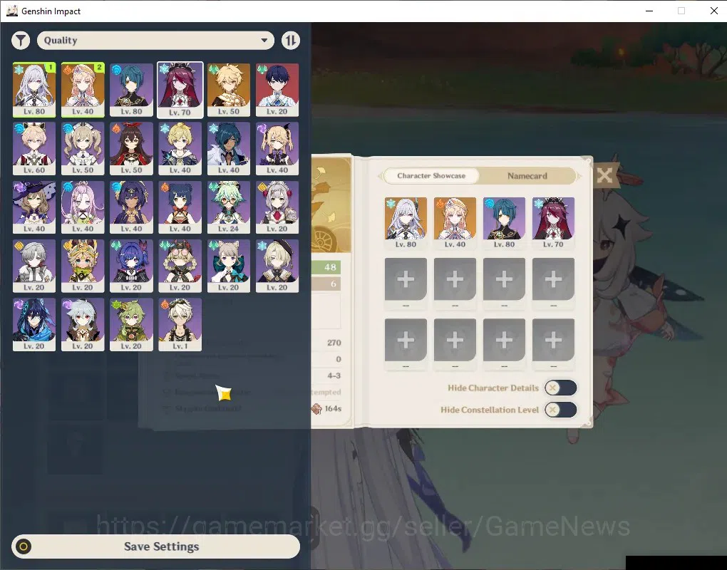 Genshin Impact Accounts ASIA| AR 48| 2 Limited + 2 (*5Weaapon)| [Skirk,Nic image 1