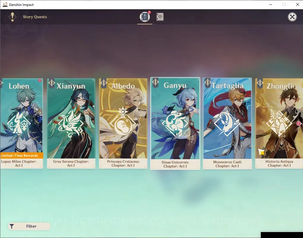 Genshin Impact Accounts ASIA| AR 48| 2 Limited + 2 (*5Weaapon)| [Skirk,Nic image 14