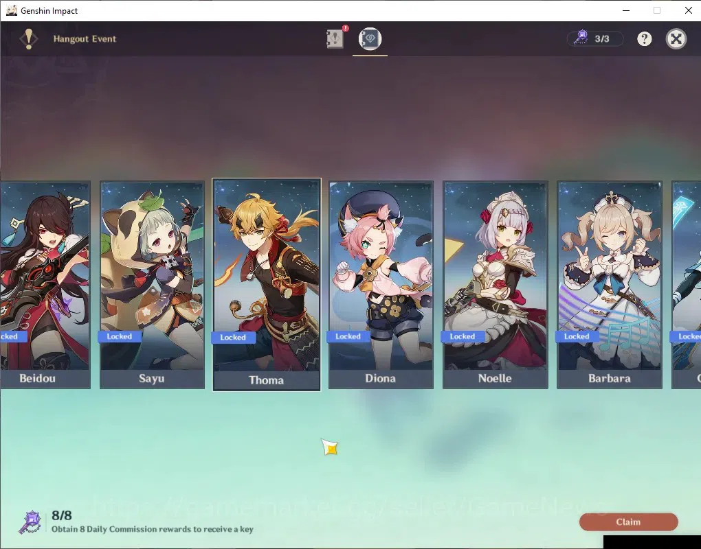 Genshin Impact Accounts ASIA| AR 48| 2 Limited + 2 (*5Weaapon)| [Skirk,Nic image 16