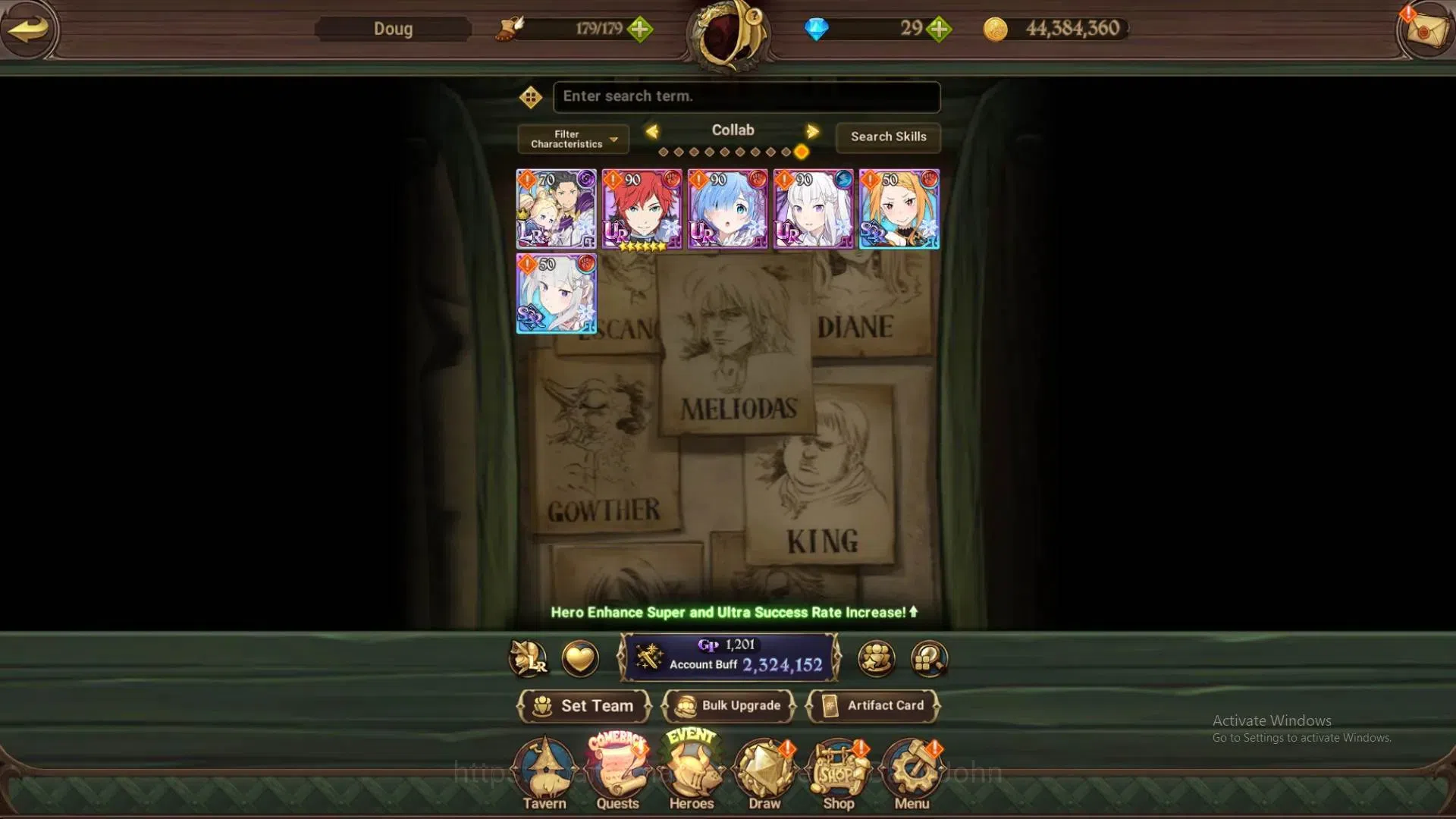 The Seven Deadly Sins: Grand Cross Accounts ASIA|2,3M CC|3LR Madness,Subaru&Beatrice,Elizabeth image 4