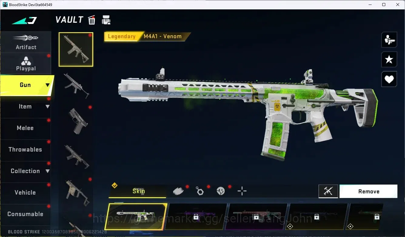 Blood Strike Accounts ASIA |Ultra Melee Lightblade - Dark Force |1 Colla image 2