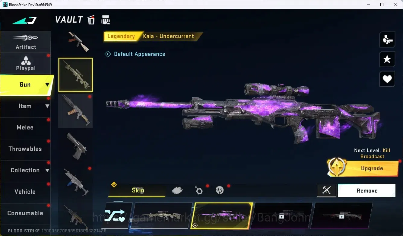 Blood Strike Accounts ASIA |Ultra Melee Lightblade - Dark Force |1 Colla image 3