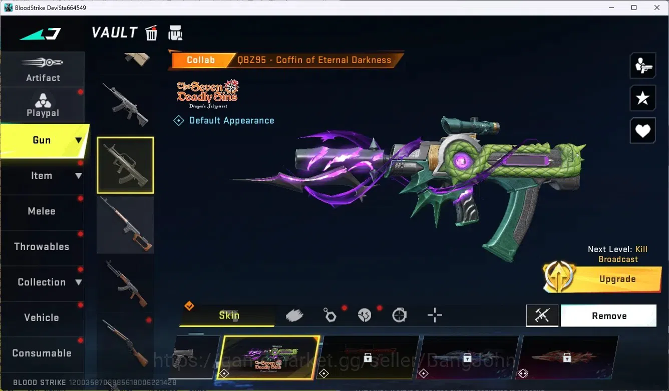 Blood Strike Accounts ASIA |Ultra Melee Lightblade - Dark Force |1 Colla image 5