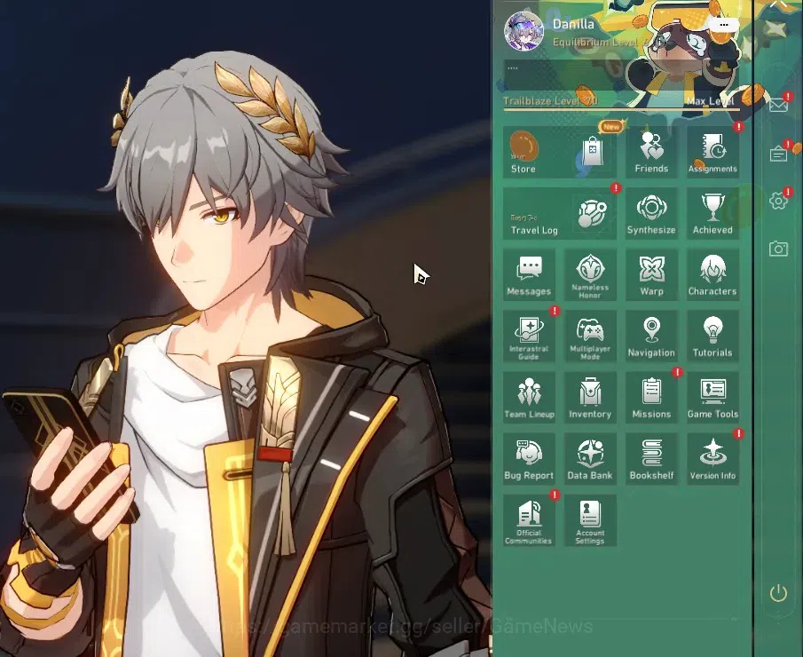 Honkai Star Rail Accounts Others Asia|TL 70|14 Limited|(Casto E2,SW 999,Saber,Evernight,Hyacine,Archer)+Sign,Fu Xuan 1