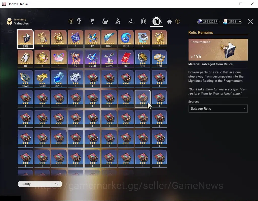 Honkai Star Rail Accounts Others Asia|TL 70|14 Limited|(Casto E2,SW 999,Saber,Evernight,Hyacine,Archer)+Sign,Fu Xuan 13