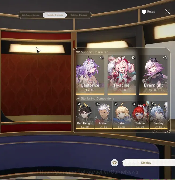 Honkai Star Rail Accounts Others Asia|TL 70|14 Limited|(Casto E2,SW 999,Saber,Evernight,Hyacine,Archer)+Sign,Fu Xuan 2