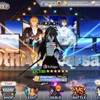 Bleach: Brave Souls Accounts Mid-Tier [GLOBAL]50K Orb|Rukia 10th Anniv,TYBW26(Bambietta,Meninas),Ururu,Kon,2