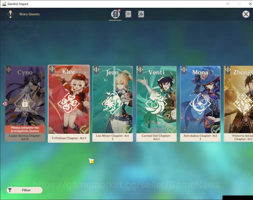 Genshin Impact Accounts Others ASIA|AR 58|Neuvillette PremTeam|12 Limited + 7(*5 Standard)|(Neuvillette,Yelan)+Sign,Kazuha 20