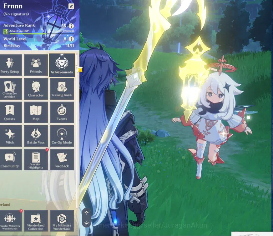 Genshin Impact End Game ASIA |AR 55|3 Limited +3(*5Weapon)Flins+Sign,Durin image 1