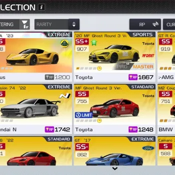 Racing Master Accounts SEA |Lvl 16|1 PL Cars ( Lotus EVIJA '23 ),MF Ghost GR Supra,Ford GT '17 E1,F8 Tributo E1,BMW M8
