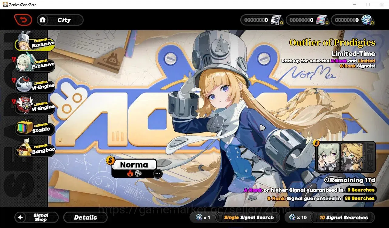 Zenless Zone Zero Accounts Starter ASIA|IK 45|S2 Ch1|6 Limited[Ye Shunguang+Sign,Sunna,Yixuan,Astra Yao,Zhao,Harumasa]+4 15