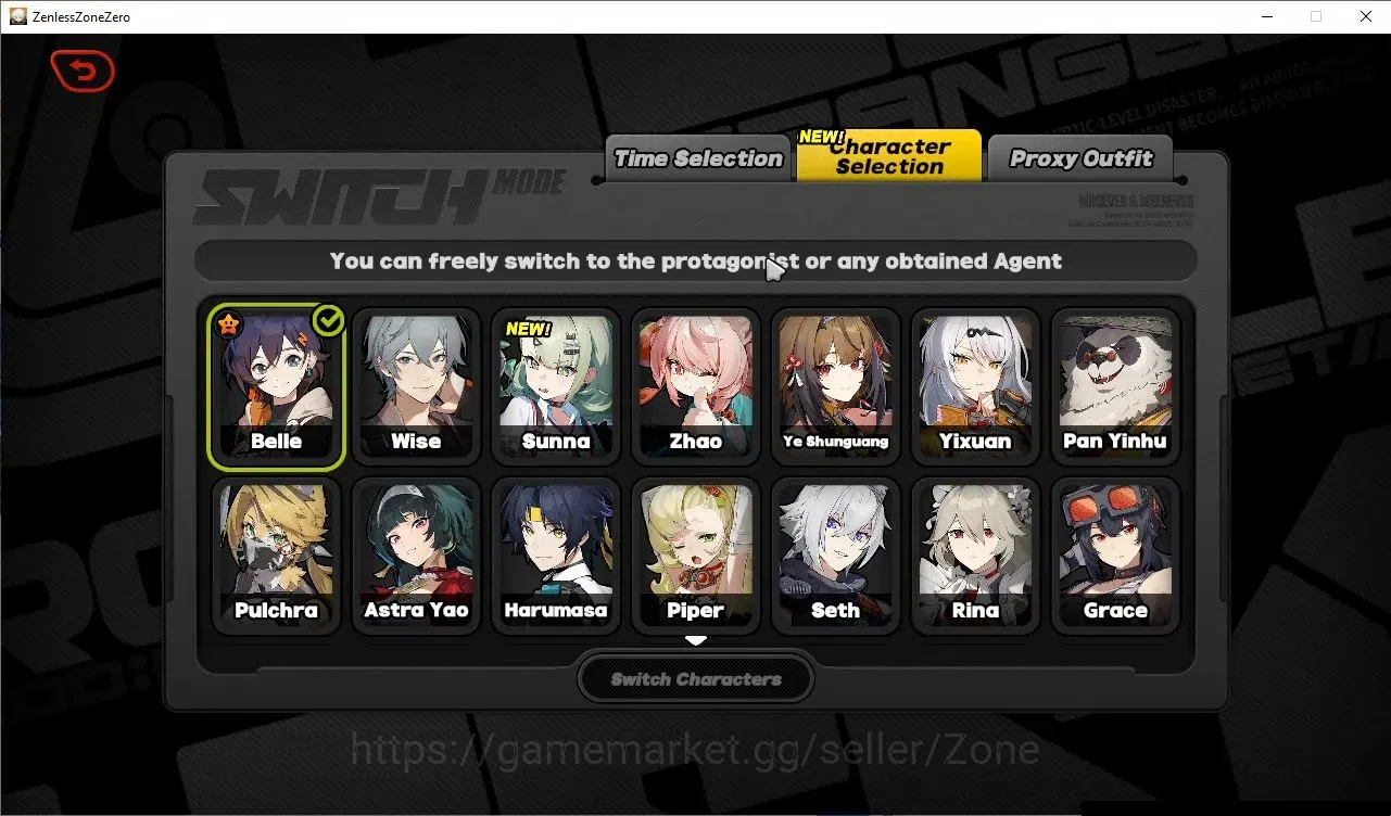 Zenless Zone Zero Accounts Starter ASIA|IK 45|S2 Ch1|6 Limited[Ye Shunguang+Sign,Sunna,Yixuan,Astra Yao,Zhao,Harumasa]+4 2