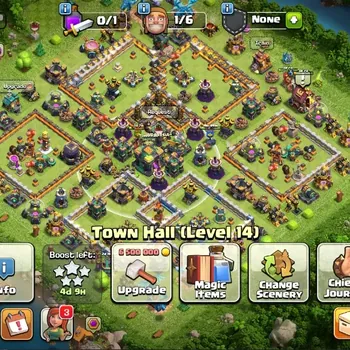 Clash of Clans Accounts High-End LV 173|TH 14-BH 9|HH 8|Limited Skin|BK 52,AQ 50,GW 28,MP 48,RC 20|BM 30,BC 16|Free CN