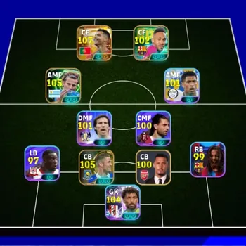 eFootball Accounts Legends & Iconic Players Android|Power 3156|Big Time Cristiano Ronaldo|6 Epic Diego Forlan,Gary