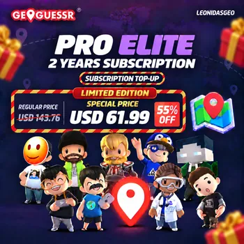 GeoGuessr Others [LIMITED STOCK] GeoGuessr Subscription to YOUR ACCOUNT | Pro Elite 2 Years