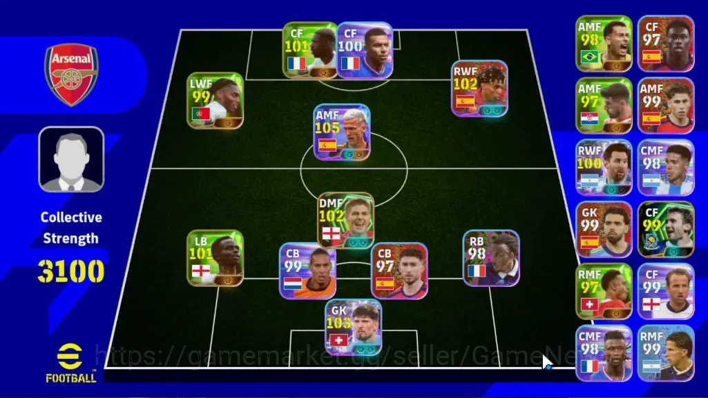 eFootball Accounts Legends & Iconic Players Android|2 Epic Steven Gerrard,Andrly Shevchenko|Show Time Dani Olmo,Lamine 1