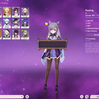 Genshin Impact Starter ASIA STARTER|AR 22|Char Keqing|Archon Quests in pr image 1