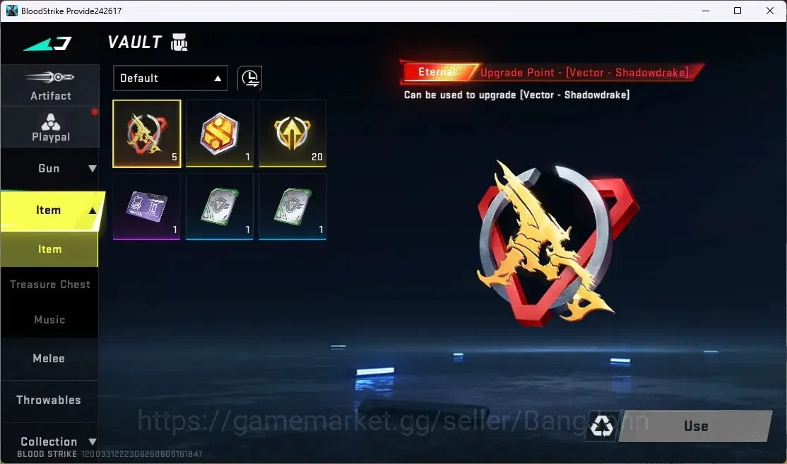 Blood Strike Accounts ASIA | 1 ULTRA MELEE: Talon Knife - Sanctum | 1 BL image 5