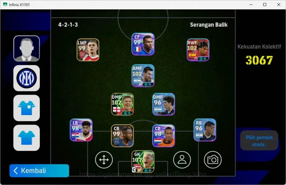 eFootball Accounts Mobile|PW 3067|Peter Schmelchel Epic,Steven Gerrar image 1