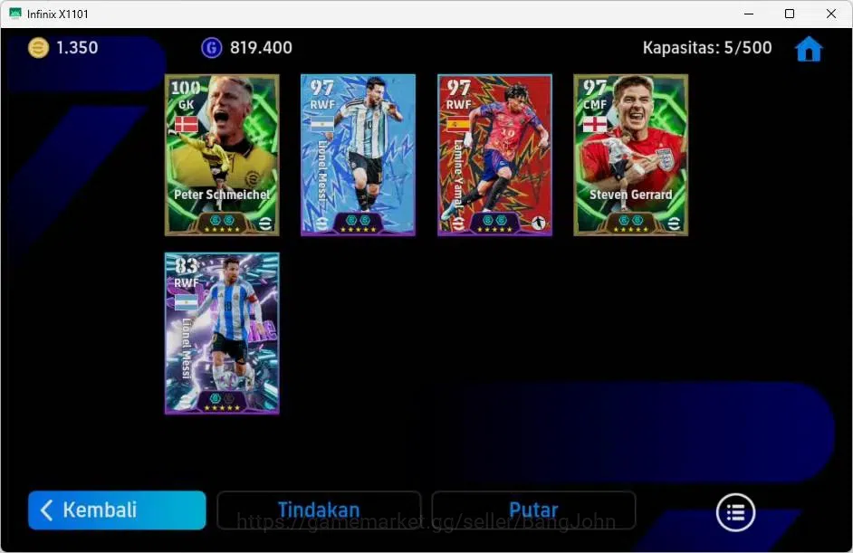 eFootball Accounts Mobile|PW 3067|Peter Schmelchel Epic,Steven Gerrar image 3