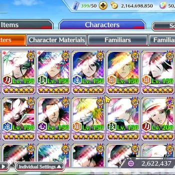 Bleach: Brave Souls Accounts High-End GLOBAL|50K Orbs|TYBW26 Byakuya,Rukia,11th GrimJow,10th Rukia,Ichigo,Renewd