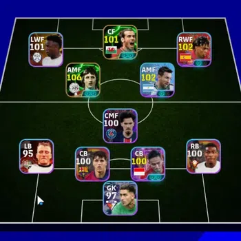 eFootball Accounts Legends & Iconic Players Android|6 Epic Johan Cruyff,Gareth Bale,Tony Adams,Shevchenko|6 Show Time Lionel