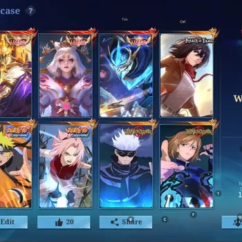 Mobile Legends: Bang Bang Accounts Others Global|635 Skin|World|3 LEGEND Skin,NARUTO+SAKURA,6 JJK Skin,AOT Fanny,Aspirants
