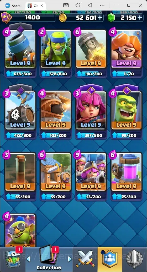 Clash Royale Accounts Mobile |Trophy 10169|6 EVO Cards|4 Hero Card|2150  image 12
