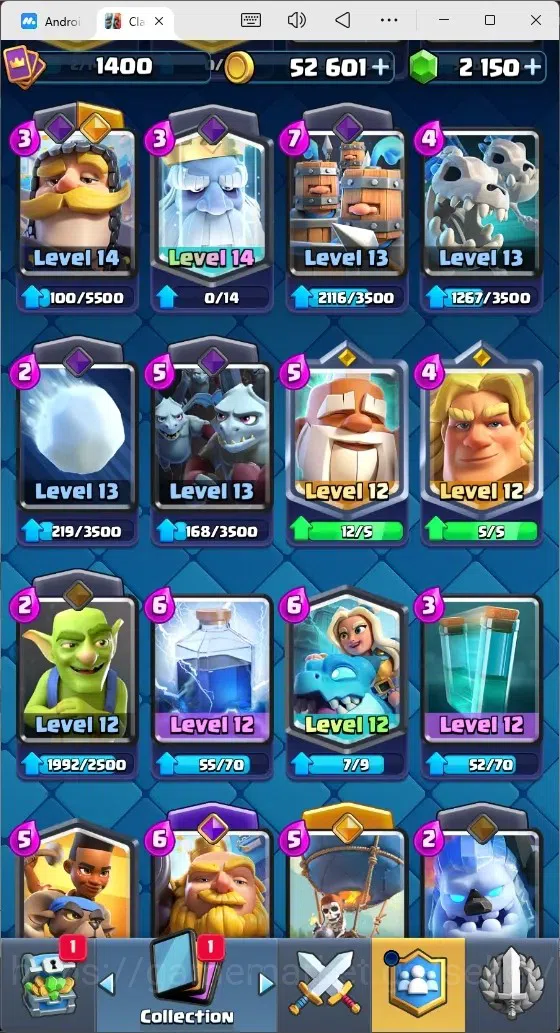 Clash Royale Accounts Mobile |Trophy 10169|6 EVO Cards|4 Hero Card|2150  image 4